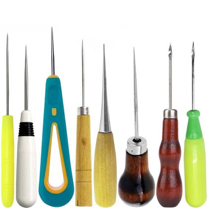 Imagem de 08 Furador Agulhão Manual Sovela Costura Patchwork Couro