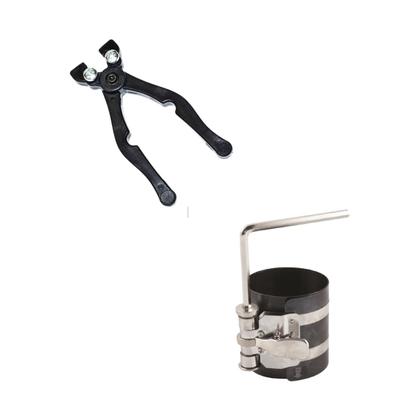 Imagem de 1 Cinta Para Anéis De Pistão 3 + 1 Alicate Saca Conector