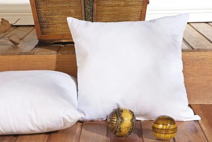 Imagem de 1 Enchimento Refil p/ Almofadas 45cm x 45cm Manta Fibra de Silicone ou Polipropileno