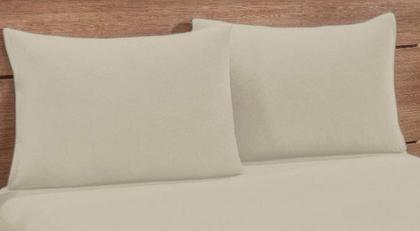 Imagem de 1 Fronha Simples com Zíper 70cmx50cm Percal 200 Fios 100% Algodão