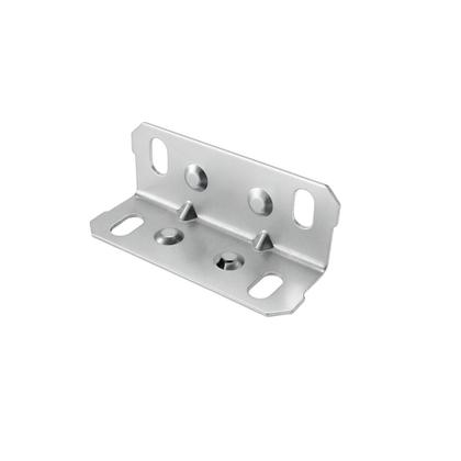 Imagem de 1 Suporte Prateleira Cantoneira 46x17mm 4 Furos Aço