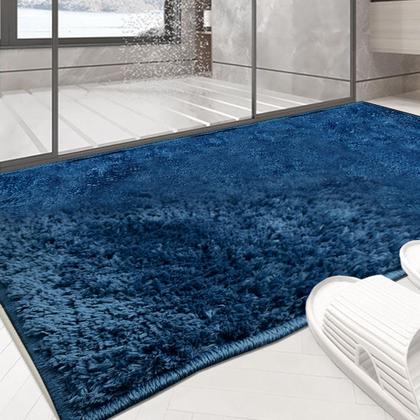 Imagem de 1 Tapete Banheiro Antiderrapante Absorvente 50x100 Oa Cl Azj