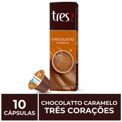 Imagem de 10 Cápsulas Três Corações, Chocolatto Caramello