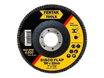Imagem de 10 Discos De Lixa Flap 7 - 180Mm - Fertak