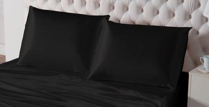 Imagem de 10 Fronha De Cetim Anti Frizz Seda Alto Brilho Varias Cores