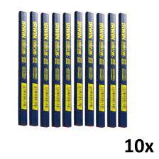 Imagem de 10-lápis Irwin Azul P/ Carpinteiro Marceneiro Obra Pedreiro