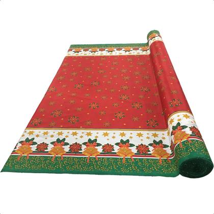 Imagem de 10 Metros Tecido Estampado Natal Toalha de Mesa Enfeite Leve