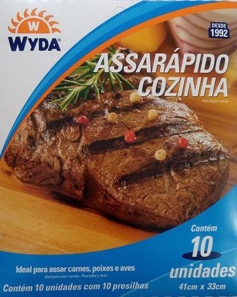 Imagem de 10 Un Saco Para Assados Assa Rápido Wyda Cozinha C/ Presilha