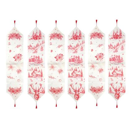 Imagem de 12 Unidades Caminho De Mesa Tema Natal