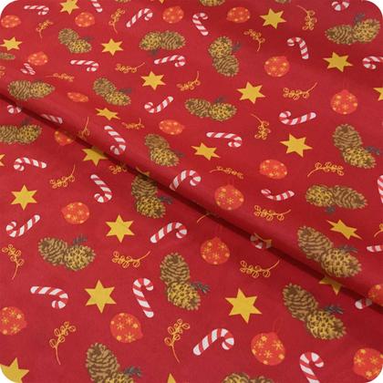 Imagem de 18 Metros Tecido Estampado Natal Toalha de Mesa Enfeite