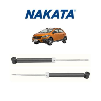Imagem de 2 Amortecedor Pressurizado Esquerdo + Direito Nakata Traseiro Onix Activ 2016 A 2019