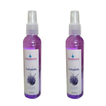 Imagem de 2 Aromatizador Ambiente Odorizador Spray De Lavanda Borrifar Perfumado 200ml Senalândia - Envio Já
