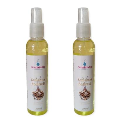 Imagem de 2 Aromatizante Ambiente De Borrifar Sementes Do Brasil Spray Cheirinho 200ml Senalândia - Envio Já