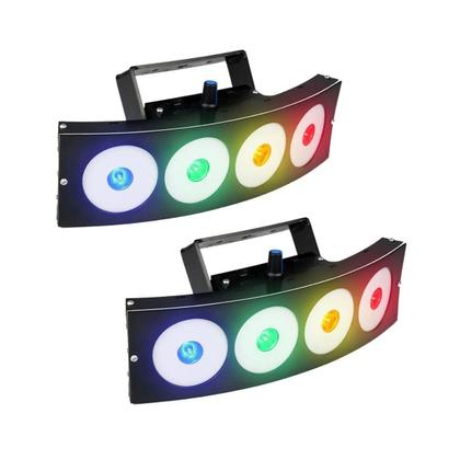 Imagem de 2 Jogo de Luz Deltrônica com 4 Canhões de Led e Sequencial Rítmico