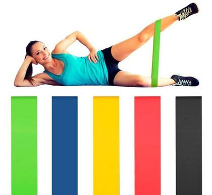 Imagem de 2 Kits 10 Faixas Elásticas Thera Band Exercícios Em Casa