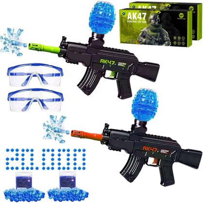Imagem de 2 Metralhadourras de Bolinhas Gel Automática Recarregável AK