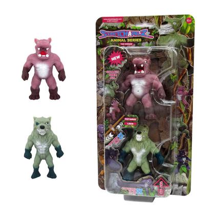 Imagem de 2 Mini Bonecos Elásticos Potamus e Loco - Stretchapalz