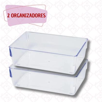 Imagem de 2 Organizador Modular Ideal Escritorio Mesa Quartos Cozinha