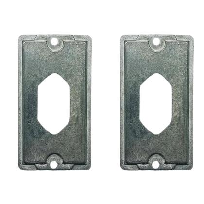 Imagem de 2 Placa Condulete Múltiplo Tomada Redonda 1 Polegada Sieg