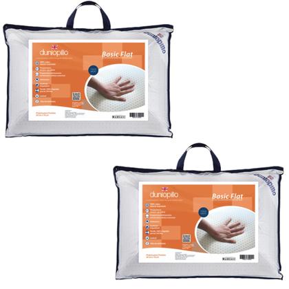Imagem de 2 Travesseiros Basic Flat - 13cm de altura
