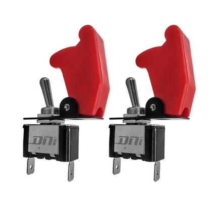 Imagem de 2 Un Chave Liga/Desliga universal Capa Verm. tipo avião caça