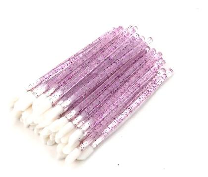 Imagem de 2X 100 Pincel Aplicador Descartável Batom Gloss Limpeza Cíli