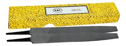 Imagem de 2X 2 Lima Chata 8 Polegadas Para Enxada K&F Profissional Fer