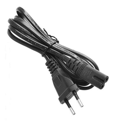 Imagem de 2X Cabo Força Bipolar Oitinho Ps2 Ps3 Ps4 0,75Mm 10A 3 Metro