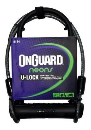 Imagem de 2X Cadeado Onguard U-Lock Neon 8154