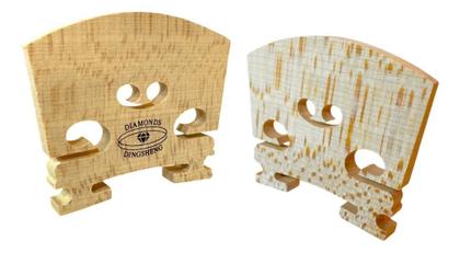 Imagem de 2X Cavalete Bridge Violino 4/4 Maple Velho Alto Grau Rajado