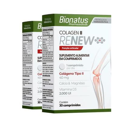 Imagem de 2X  Colágeno Tipo2 Renew + Vit. + Min.  30 Cáps  Bionatus