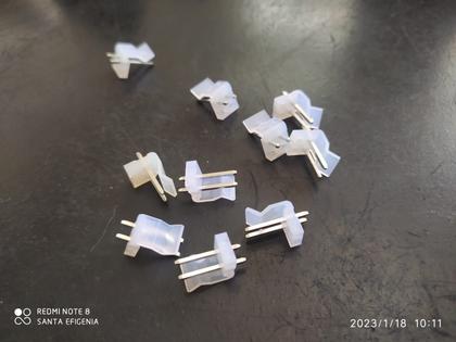 Imagem de 2x Conector Kk 3961 3,96mm 2 Vias Macho 180 Excon