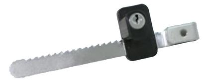 Imagem de 2X Fechadura Para Vitrine De Vidro Correr Reforçada Gold 14