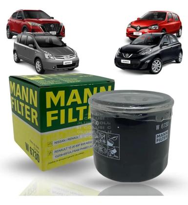 Imagem de 2X Filtro De Óleo Clio Livina Kicks March Towner Ma