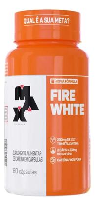 Imagem de 2X Fire White Termogenico Max Titanium 60 Caps Treino Sabor