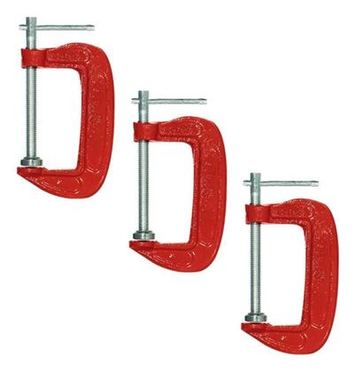 Imagem de 2X Grampo Tipo C Sargento 3 Unidades 3 Polegadas 100Mm