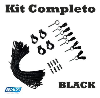 Imagem de 2X Jogo Completo Com Corda Repositoras Varal De Teto Secalux