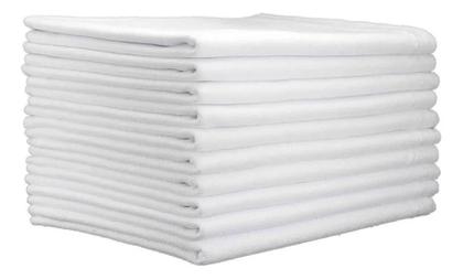 Imagem de 2X Kit 10 Panos De Prato Branco Liso 100% Algodão Pé De Gali