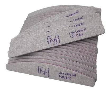 Imagem de 2X Kit 20 Lixas Boomerang 100/180 - Fan Nails