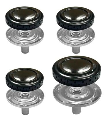 Imagem de 2X Kit 4 Bocas Para Fogão Realce Apolo Ares Hera 3 Peq + 1 G