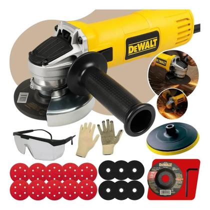 Imagem de 2X Kit Esmerilhadeira Lixadeira Angular Dewalt Disco Inox 80