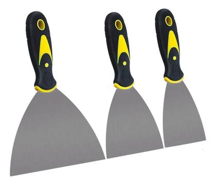 Imagem de 2X Kit Espátulas Tools Fbg-3420 De Aço Profissional Cabo Emb