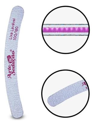 Imagem de 2X Lixa Banana Lavável 100/180 Arte Sedução, 5 Unidades