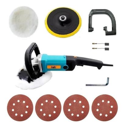 Imagem de 2X Lixadeira Politriz 1400W Angular 7 Oficina Kaqi Sg9180