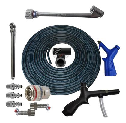 Imagem de 2X Mangueira Bico Ar Bico, Encher Pneu Compressor