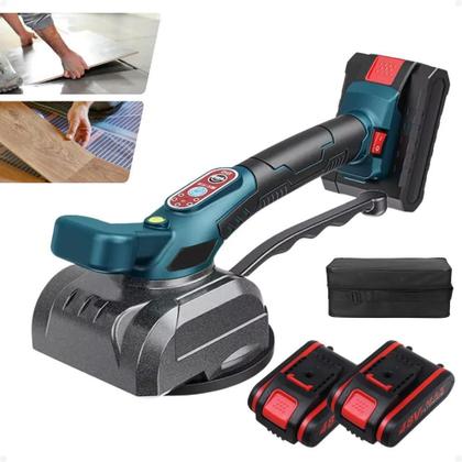 Imagem de 2X Maquina Assentar Piso Porcelanato Vibratória Ventosa 48V