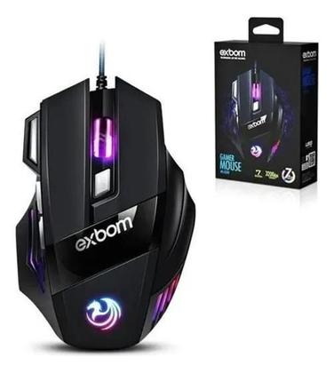 Imagem de 2X Mouse Gamer Exbom Ms-G260 7 Botões