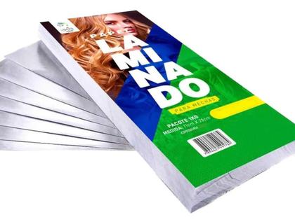Imagem de 2X Papel Para Mechas Laminado 11X25 Luzes (340 Folhas) 1Kg