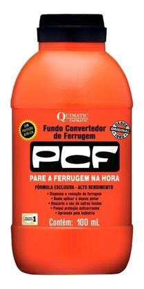 Imagem de 2X Pcf Fundo Convertedor Pare Ferrugem Na Hora Quimatic 100M