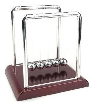 Imagem de 2X Pendulo De Newton Pequeno Decoração Escritório Jogo De Bo